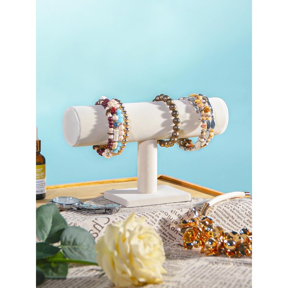 T-Shaped Bracelet Stand for Jewelry Storage